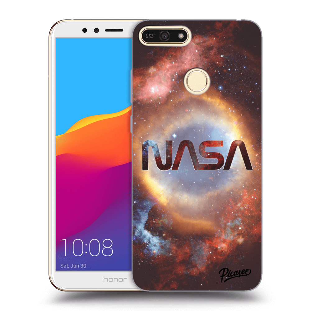Picasee fekete szilikon tok az alábbi mobiltelefonokra Honor 7A - Nebula