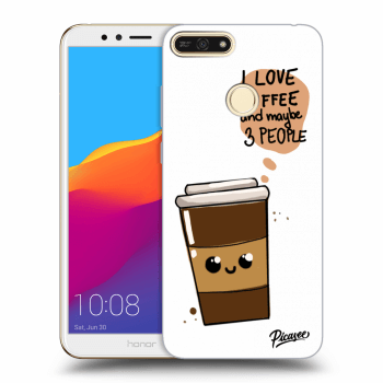 Szilikon tok erre a típusra Honor 7A - Cute coffee