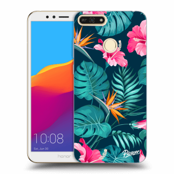 Szilikon tok erre a típusra Honor 7A - Pink Monstera