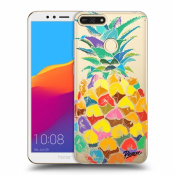 Picasee átlátszó szilikon tok az alábbi mobiltelefonokra Honor 7A - Pineapple