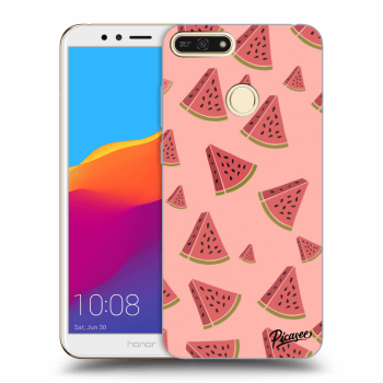 Picasee átlátszó szilikon tok az alábbi mobiltelefonokra Honor 7A - Watermelon
