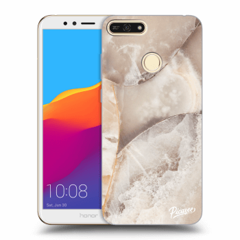 Szilikon tok erre a típusra Honor 7A - Cream marble