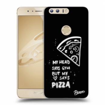 Picasee átlátszó szilikon tok az alábbi mobiltelefonokra Honor 8 - Pizza
