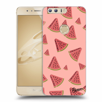 Picasee átlátszó szilikon tok az alábbi mobiltelefonokra Honor 8 - Watermelon
