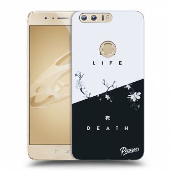 Picasee átlátszó szilikon tok az alábbi mobiltelefonokra Honor 8 - Life - Death