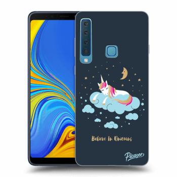 Picasee fekete szilikon tok az alábbi mobiltelefonokra Samsung Galaxy A9 2018 A920F - Believe In Unicorns