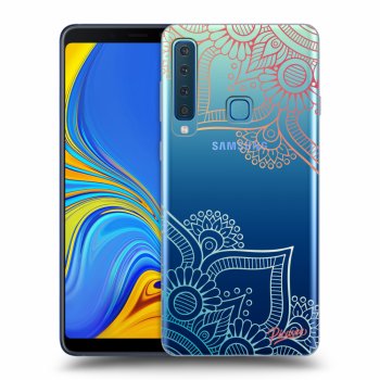 Picasee átlátszó szilikon tok az alábbi mobiltelefonokra Samsung Galaxy A9 2018 A920F - Flowers pattern