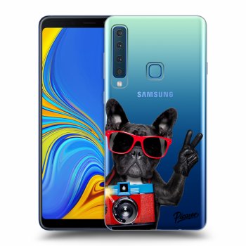 Picasee átlátszó szilikon tok az alábbi mobiltelefonokra Samsung Galaxy A9 2018 A920F - French Bulldog