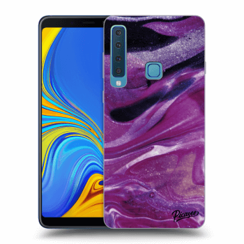 Picasee átlátszó szilikon tok az alábbi mobiltelefonokra Samsung Galaxy A9 2018 A920F - Purple glitter