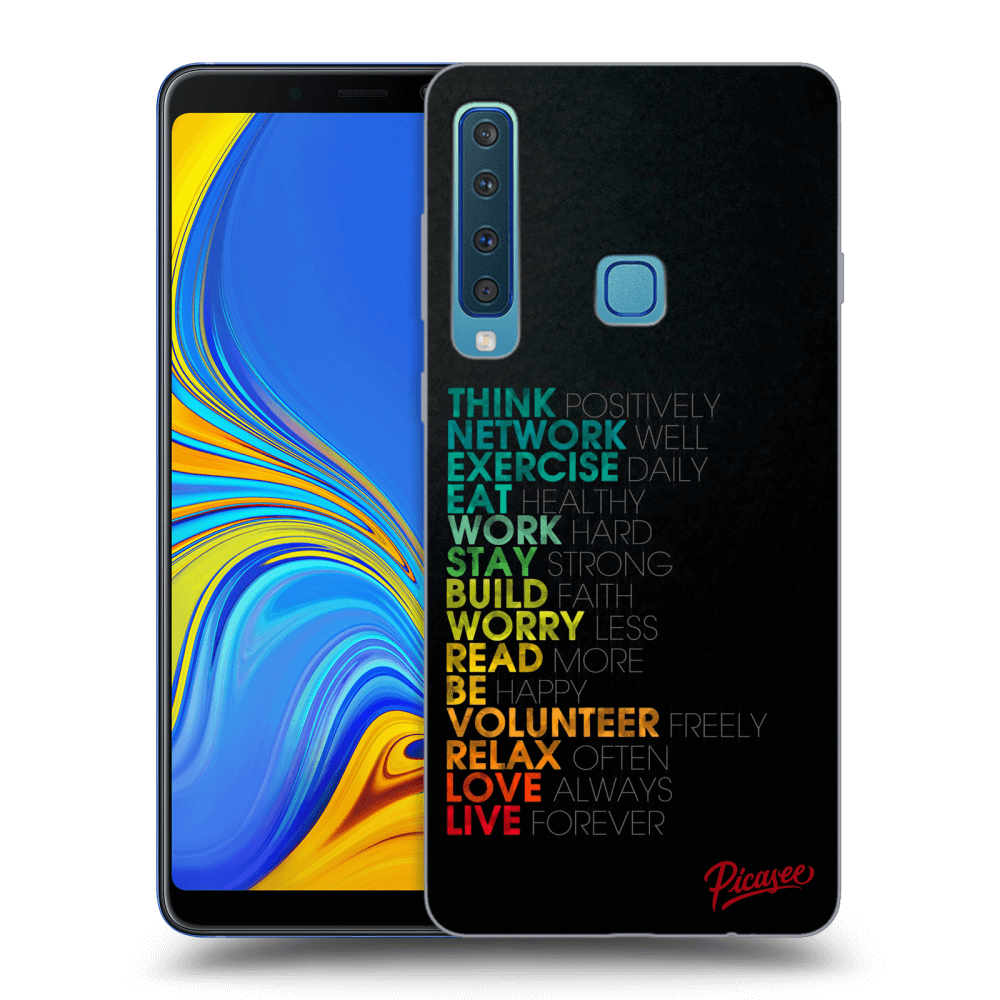 Picasee átlátszó szilikon tok az alábbi mobiltelefonokra Samsung Galaxy A9 2018 A920F - Motto life