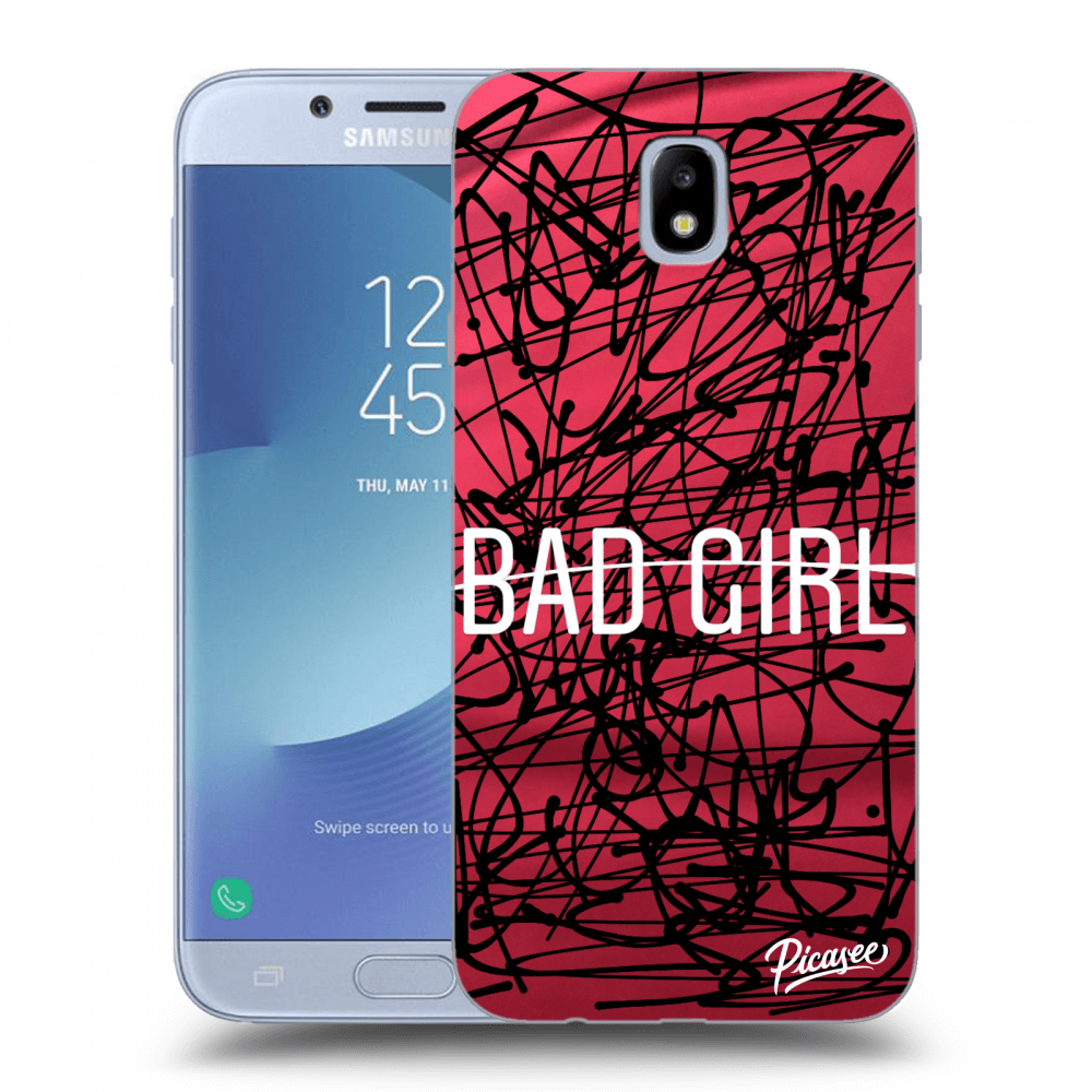 Picasee átlátszó szilikon tok az alábbi mobiltelefonokra Samsung Galaxy J7 2017 J730F - Bad girl