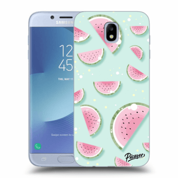 Picasee átlátszó szilikon tok az alábbi mobiltelefonokra Samsung Galaxy J7 2017 J730F - Watermelon 2