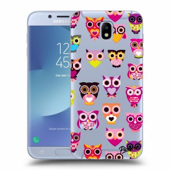 Picasee átlátszó szilikon tok az alábbi mobiltelefonokra Samsung Galaxy J7 2017 J730F - Owls