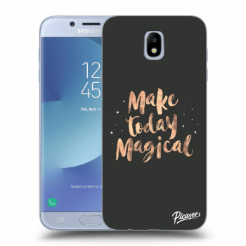 Picasee átlátszó szilikon tok az alábbi mobiltelefonokra Samsung Galaxy J7 2017 J730F - Make today Magical