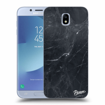 Picasee átlátszó szilikon tok az alábbi mobiltelefonokra Samsung Galaxy J7 2017 J730F - Black marble