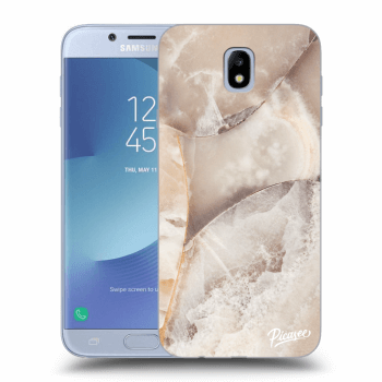 Picasee átlátszó szilikon tok az alábbi mobiltelefonokra Samsung Galaxy J7 2017 J730F - Cream marble