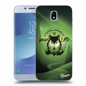 Picasee átlátszó szilikon tok az alábbi mobiltelefonokra Samsung Galaxy J7 2017 J730F - Wolf life