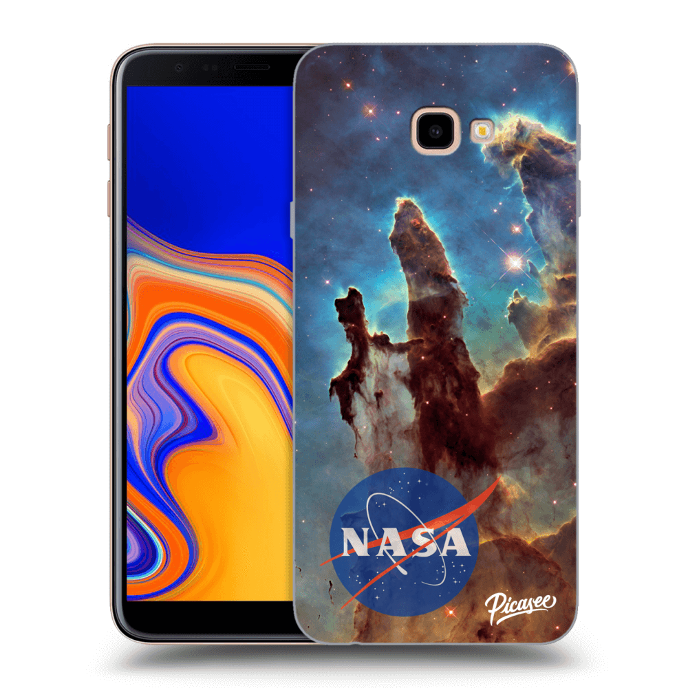 Picasee átlátszó szilikon tok az alábbi mobiltelefonokra Samsung Galaxy J4+ J415F - Eagle Nebula