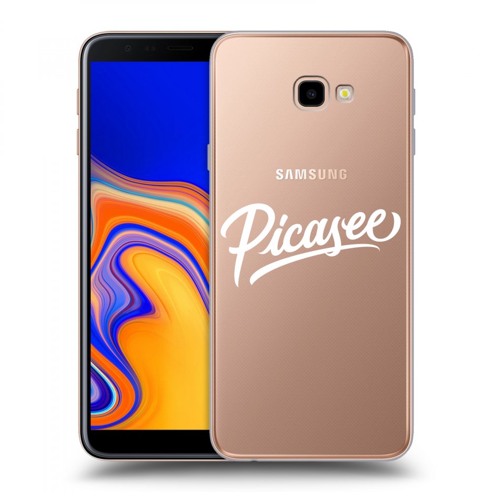 Picasee átlátszó szilikon tok az alábbi mobiltelefonokra Samsung Galaxy J4+ J415F - Picasee - White