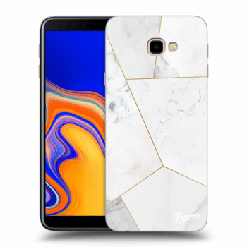 Tok az alábbi mobiltelefonokra Samsung Galaxy J4+ J415F - White tile
