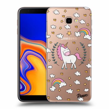 Picasee átlátszó szilikon tok az alábbi mobiltelefonokra Samsung Galaxy J4+ J415F - Unicorn star heaven