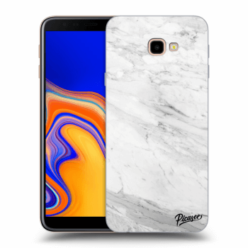 Picasee átlátszó szilikon tok az alábbi mobiltelefonokra Samsung Galaxy J4+ J415F - White marble