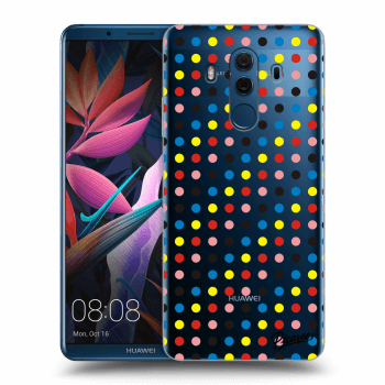 Picasee átlátszó szilikon tok az alábbi mobiltelefonokra Huawei Mate 10 Pro - Colorful dots