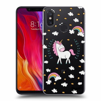Picasee átlátszó szilikon tok az alábbi mobiltelefonokra Xiaomi Mi 8 - Unicorn star heaven