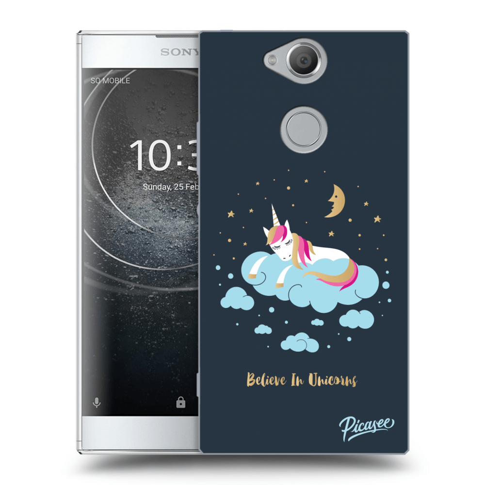 Picasee átlátszó szilikon tok az alábbi mobiltelefonokra Sony Xperia XA2 - Believe In Unicorns