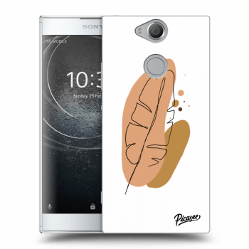 Picasee átlátszó szilikon tok az alábbi mobiltelefonokra Sony Xperia XA2 - Feather brown