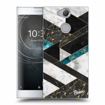 Picasee átlátszó szilikon tok az alábbi mobiltelefonokra Sony Xperia XA2 - Dark geometry