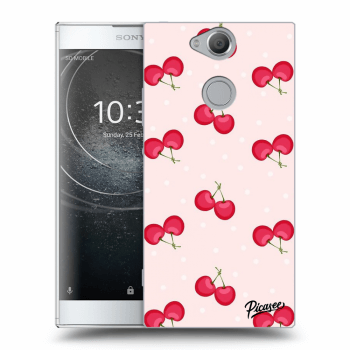 Picasee átlátszó szilikon tok az alábbi mobiltelefonokra Sony Xperia XA2 - Cherries