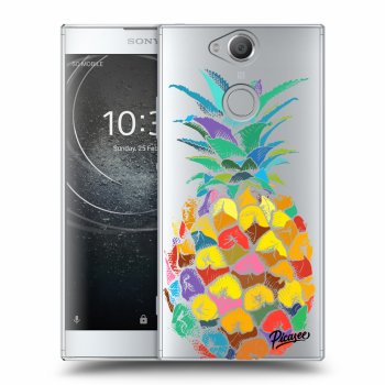 Picasee átlátszó szilikon tok az alábbi mobiltelefonokra Sony Xperia XA2 - Pineapple
