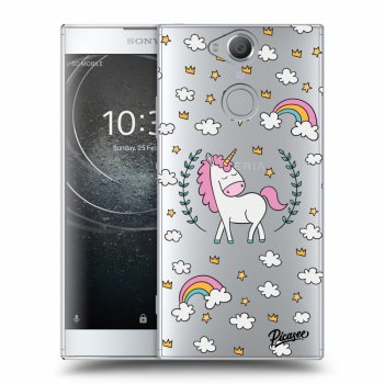 Picasee átlátszó szilikon tok az alábbi mobiltelefonokra Sony Xperia XA2 - Unicorn star heaven