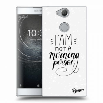 Picasee átlátszó szilikon tok az alábbi mobiltelefonokra Sony Xperia XA2 - I am not a morning person