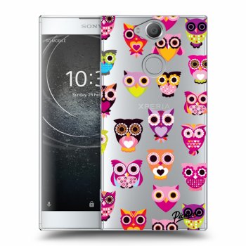 Picasee átlátszó szilikon tok az alábbi mobiltelefonokra Sony Xperia XA2 - Owls