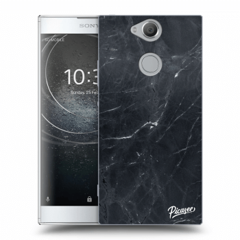 Picasee átlátszó szilikon tok az alábbi mobiltelefonokra Sony Xperia XA2 - Black marble