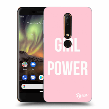 Picasee átlátszó szilikon tok az alábbi mobiltelefonokra Nokia 6.1 - Girl power