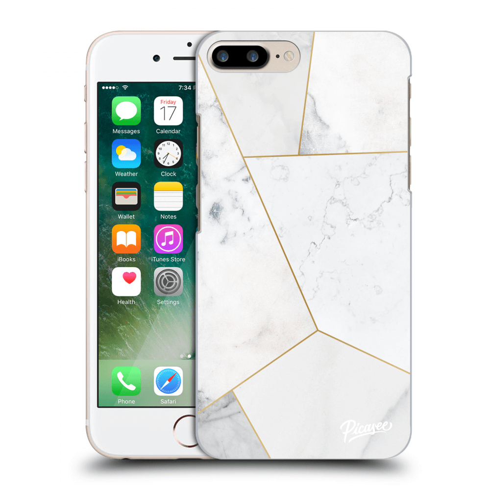 Picasee ULTIMATE CASE Apple iPhone 7 Plus - készülékre - White tile