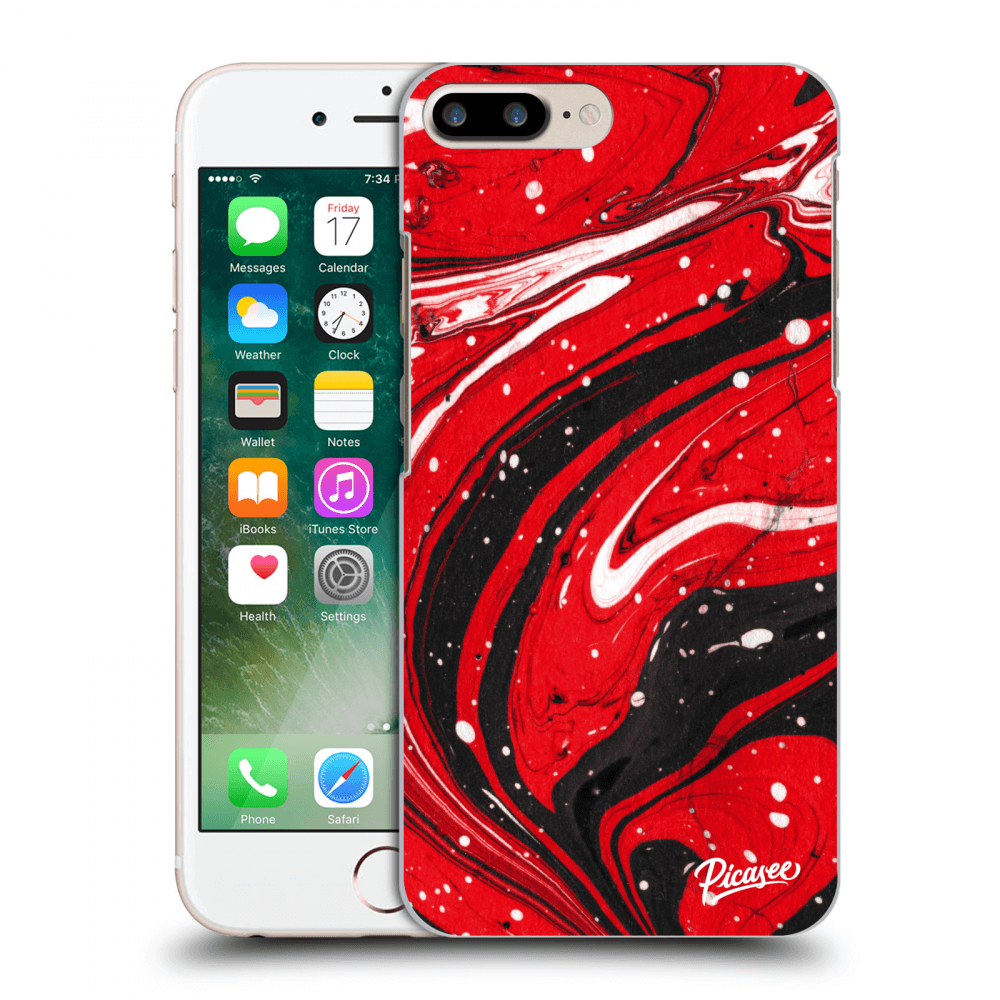 Picasee ULTIMATE CASE Apple iPhone 7 Plus - készülékre - Red black
