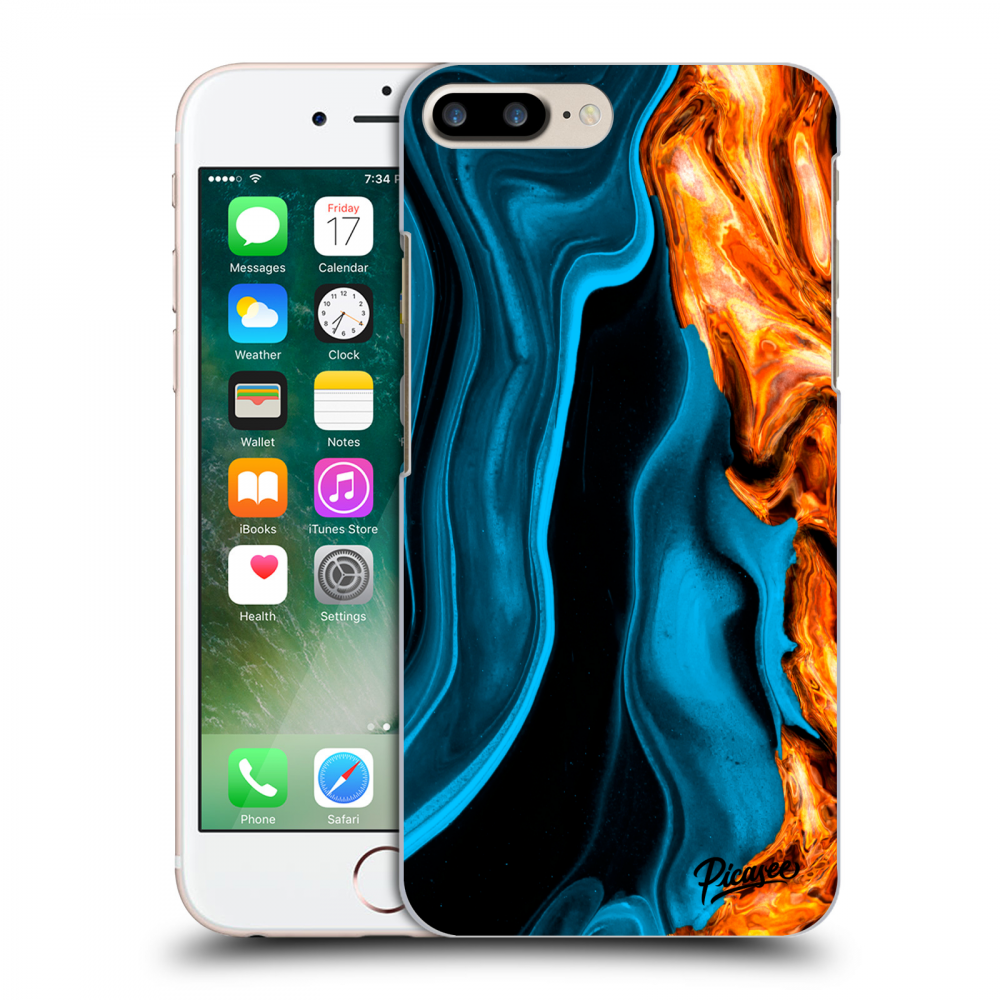 Picasee ULTIMATE CASE Apple iPhone 7 Plus - készülékre - Gold blue