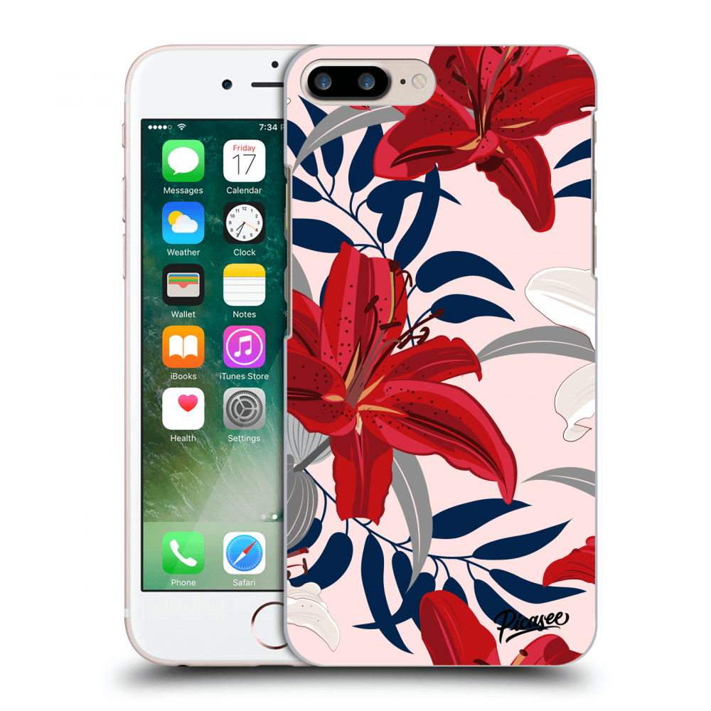 Picasee ULTIMATE CASE Apple iPhone 7 Plus - készülékre - Red Lily
