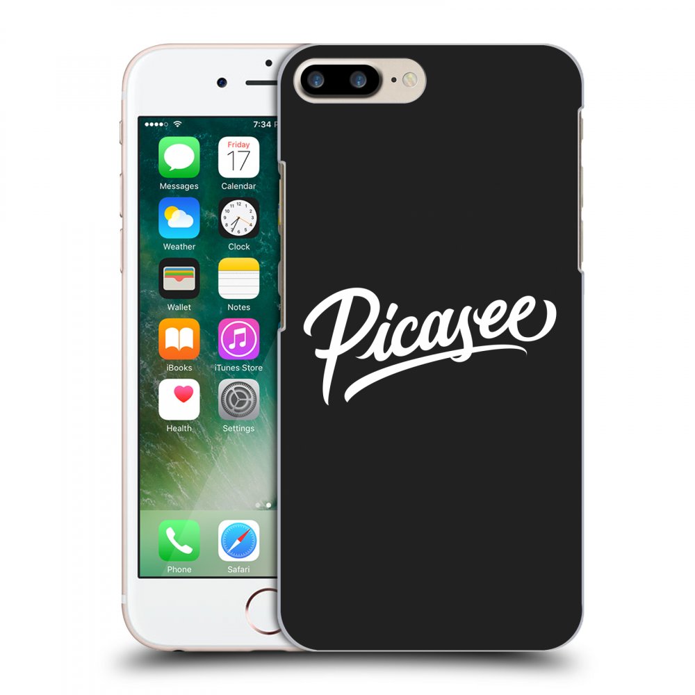 Picasee fekete szilikon tok az alábbi mobiltelefonokra Apple iPhone 7 Plus - Picasee - White