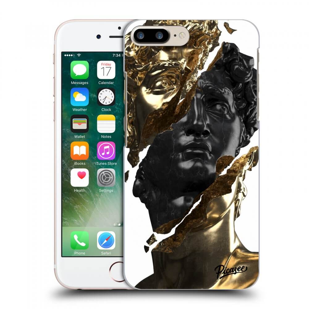 Picasee ULTIMATE CASE Apple iPhone 7 Plus - készülékre - Gold - Black