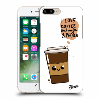 Szilikon tok erre a típusra Apple iPhone 7 Plus - Cute coffee