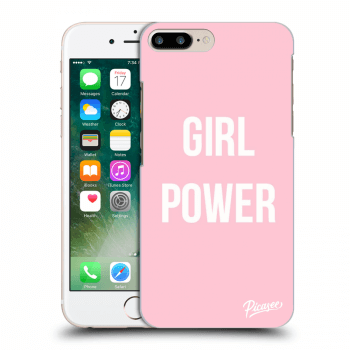 Picasee fekete szilikon tok az alábbi mobiltelefonokra Apple iPhone 7 Plus - Girl power