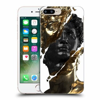 Szilikon tok erre a típusra Apple iPhone 7 Plus - Gold - Black