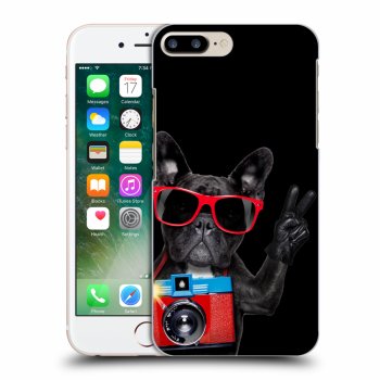 Szilikon tok erre a típusra Apple iPhone 7 Plus - French Bulldog