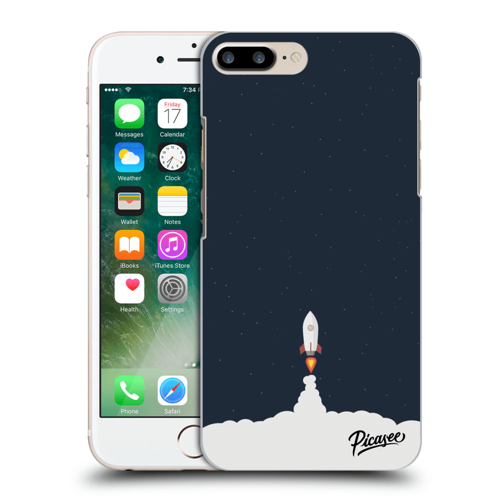 Picasee átlátszó szilikon tok az alábbi mobiltelefonokra Apple iPhone 7 Plus - Astronaut 2