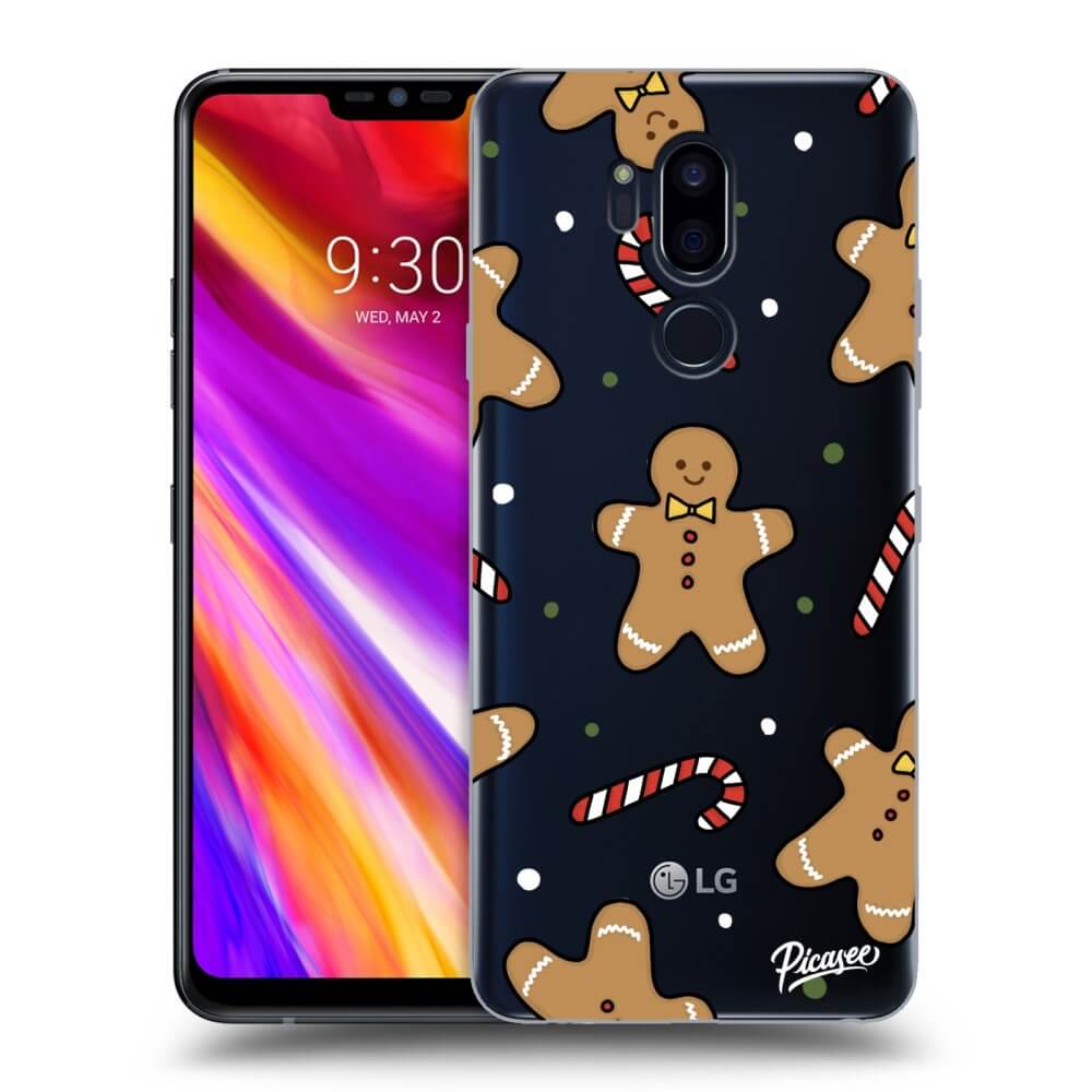 Picasee átlátszó szilikon tok az alábbi mobiltelefonokra LG G7 ThinQ - Gingerbread